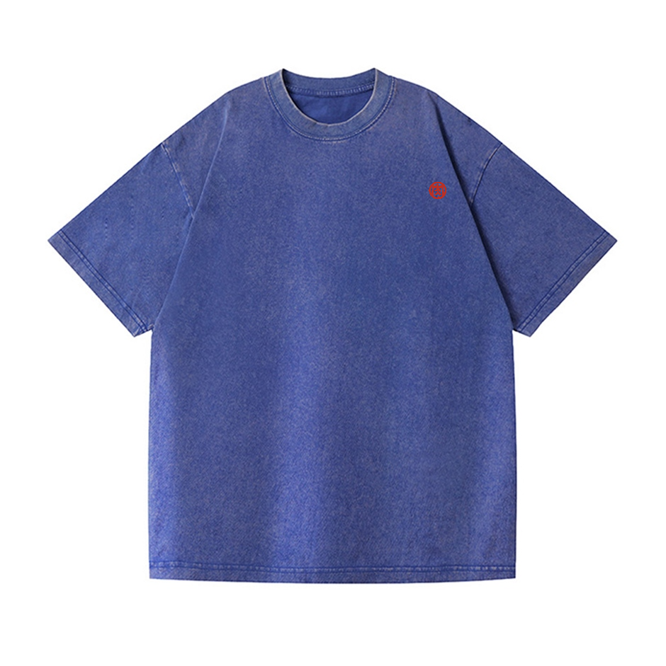 Taishu Niku Sabaka Vintage Wash Japanese Design Back Art T-Shirt