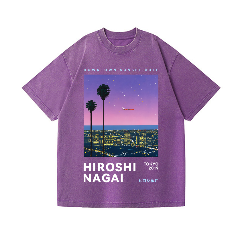 Hiroshi Nagai Vintage Wash Japanese Design T-Shirt