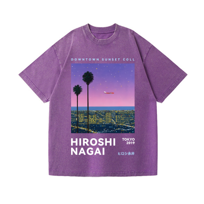Hiroshi Nagai Vintage Wash Japanese Design T-Shirt