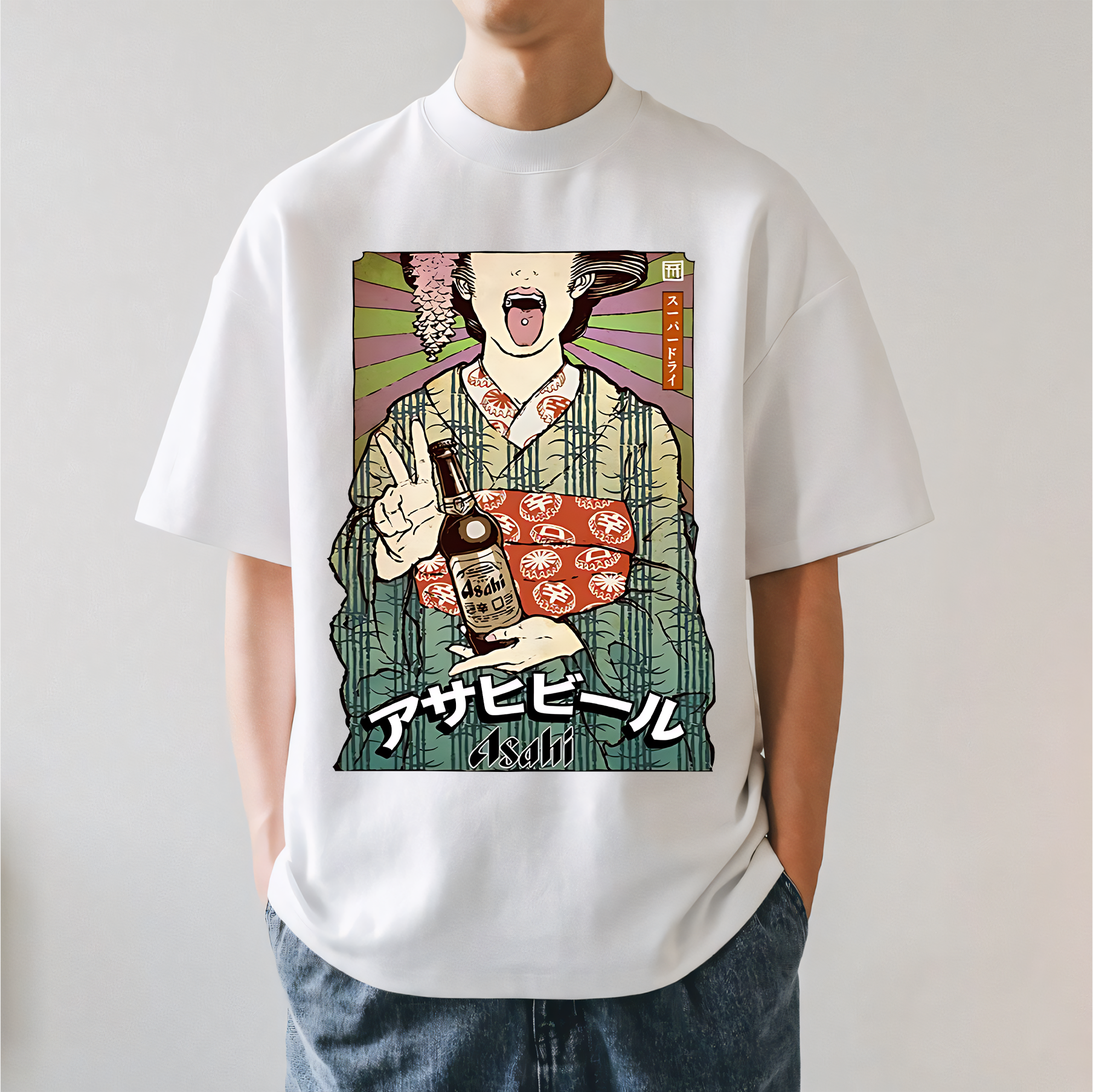 Asahi Geisha Japanese Style Classic Tee