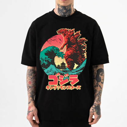Godzilla Japanese Style Classic Tee