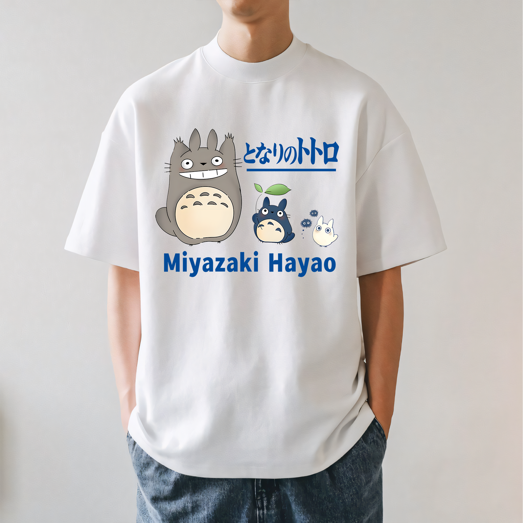 Ghibli Miyazaki Hayao Totoro Anime Japanese Style Classic Tee