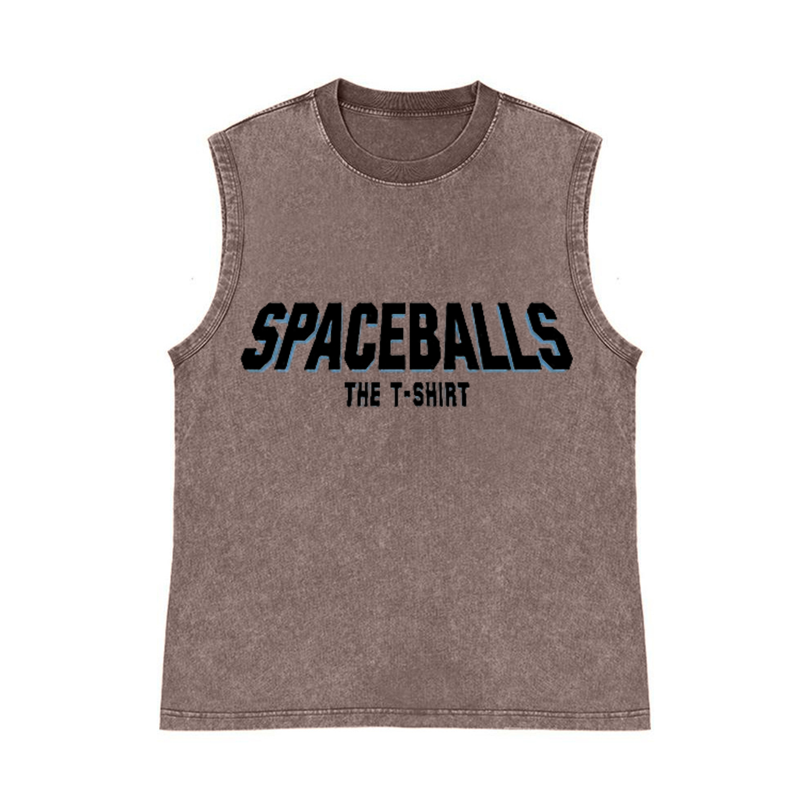 Spaceballs Pure Cotton Wash-Dyed Sleeveless Tank Top