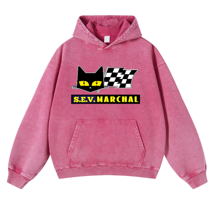 S.E.V Marchal Vintage Washed Thick Cotton Hoodie
