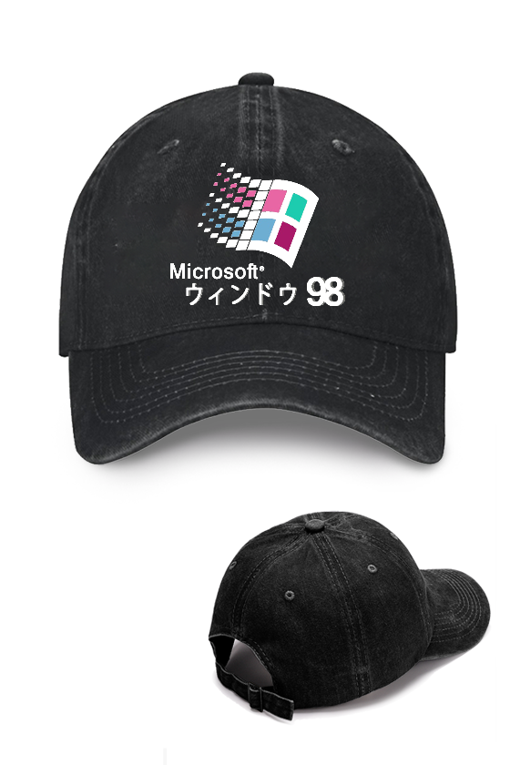 希少 Microsoft キャップ Microsoft Windows 98 Vintage Cotton Cap – Japan-tiger