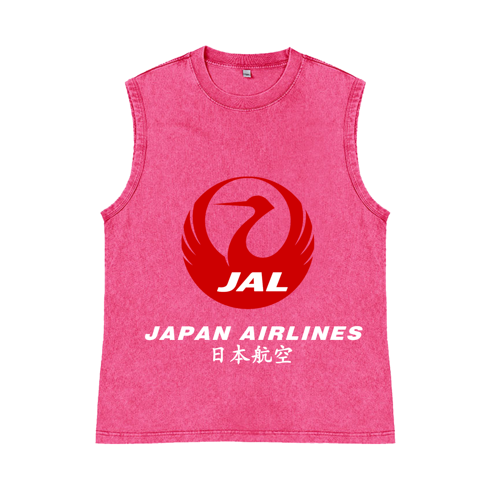 Japan Airlines Pure Cotton Wash-Dyed Sleeveless Tank Top