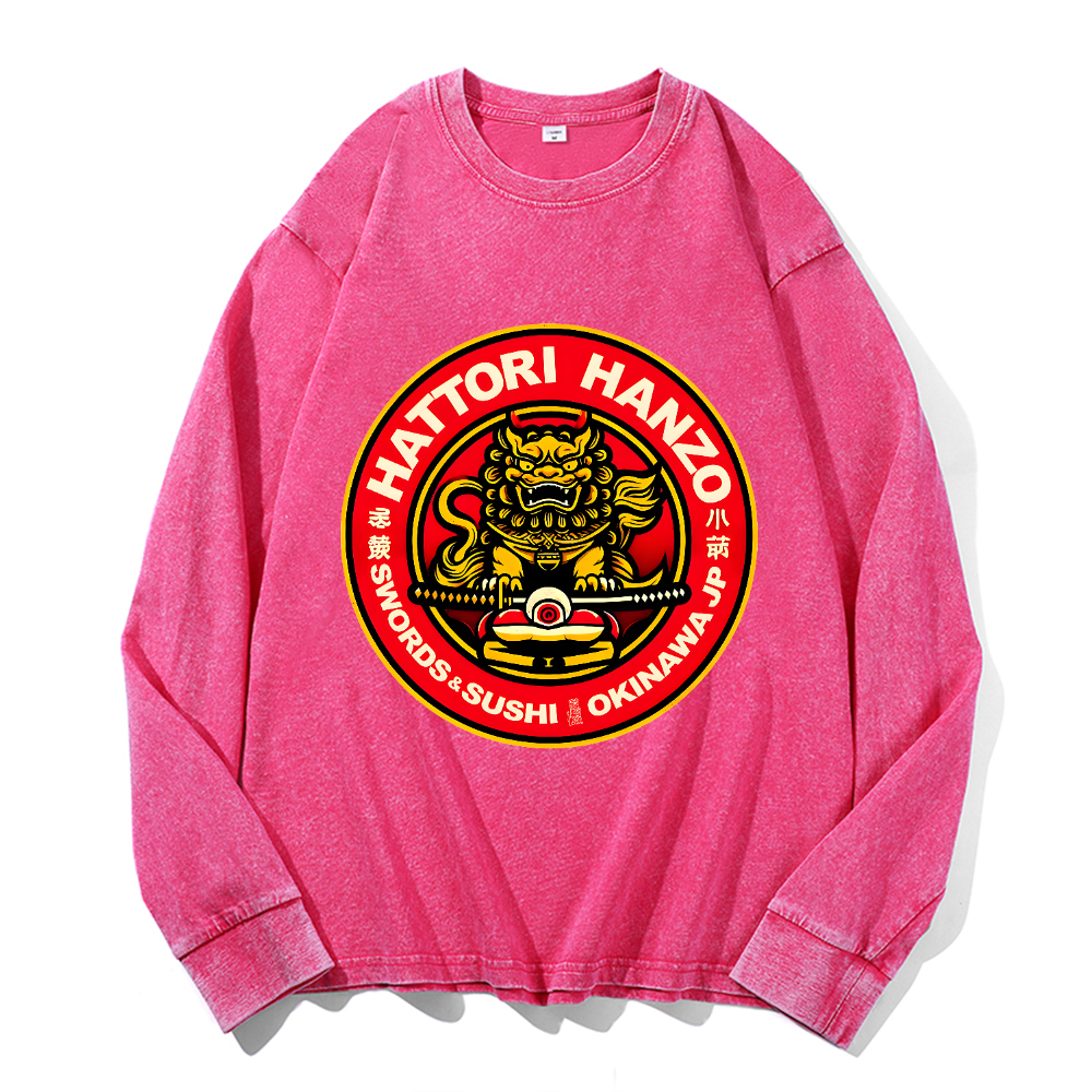 Vintage Cotton Wash Crewneck Sweatshirt