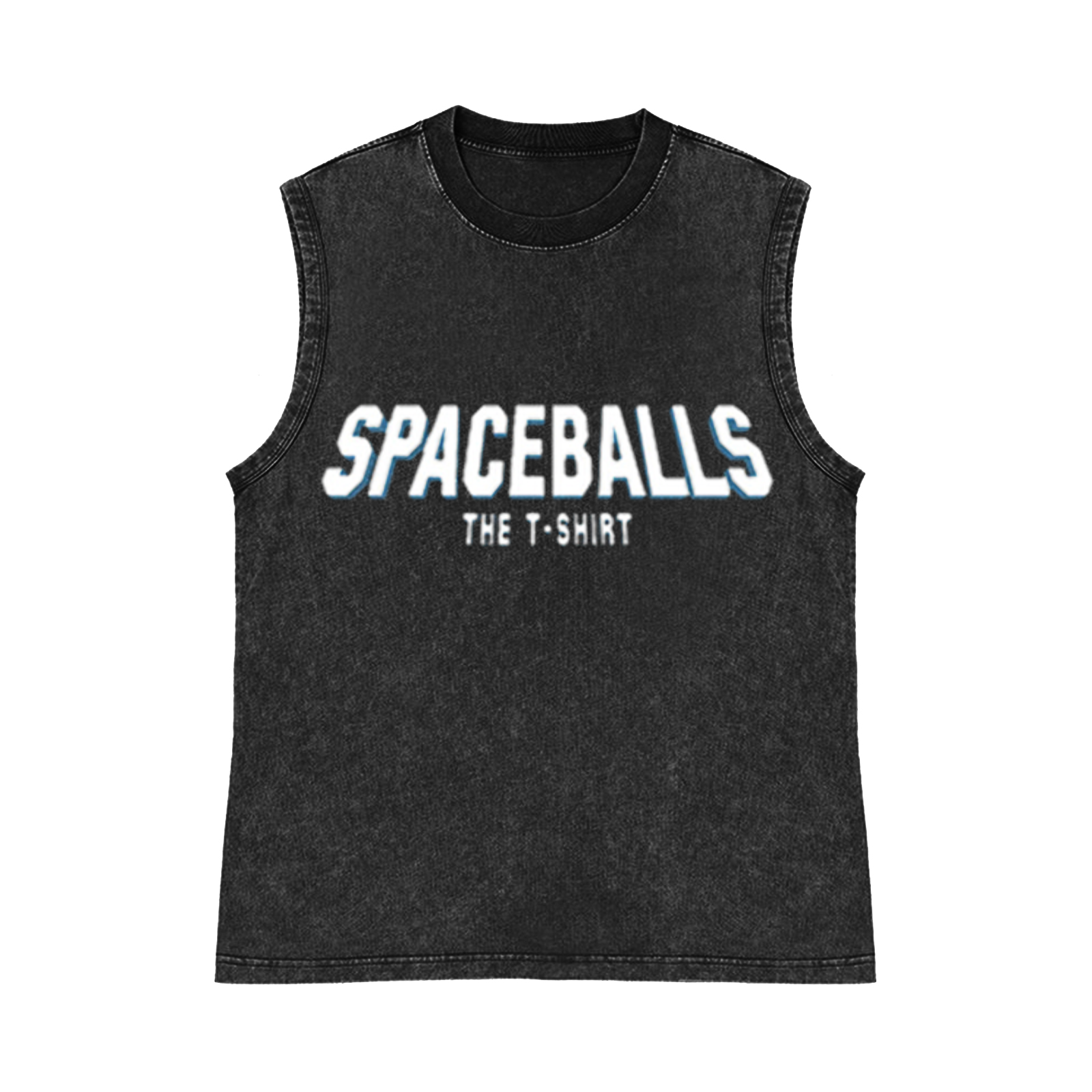 Spaceballs Pure Cotton Wash-Dyed Sleeveless Tank Top