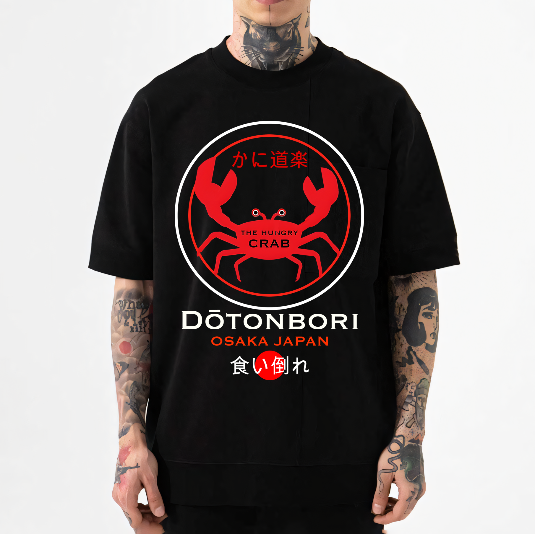 Osaka Dotonbori Crab Japanese Style Classic Tee