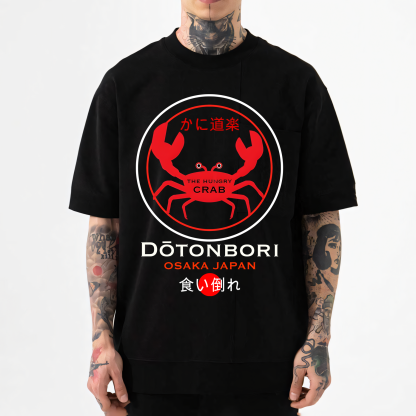 Osaka Dotonbori Crab Japanese Style Classic Tee