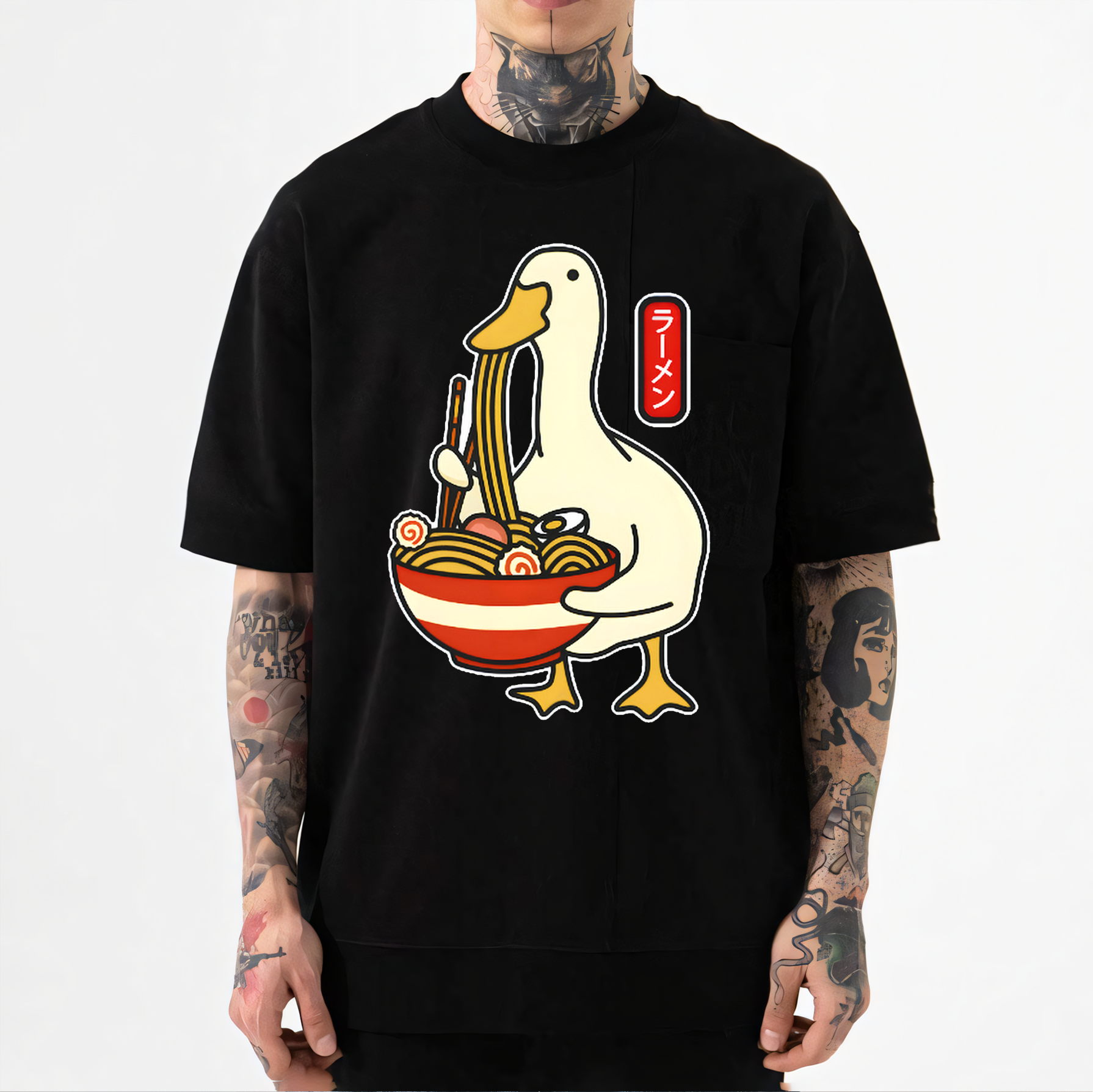 Duck Ramen Japanese Style Classic Tee