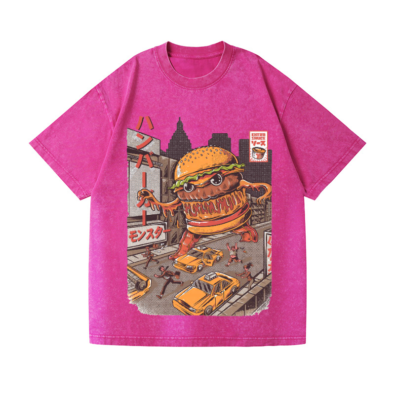 Vintage Wash Japanese Design T-Shirt
