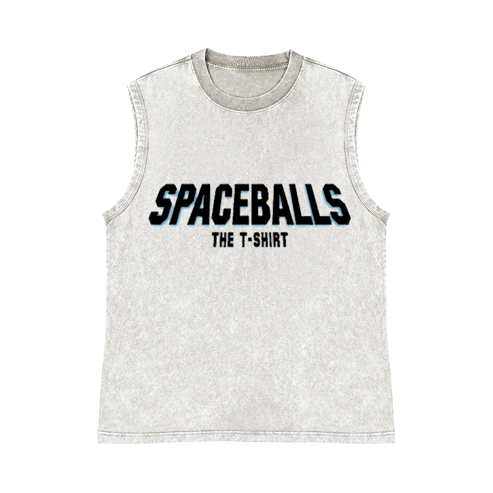 Spaceballs Pure Cotton Wash-Dyed Sleeveless Tank Top