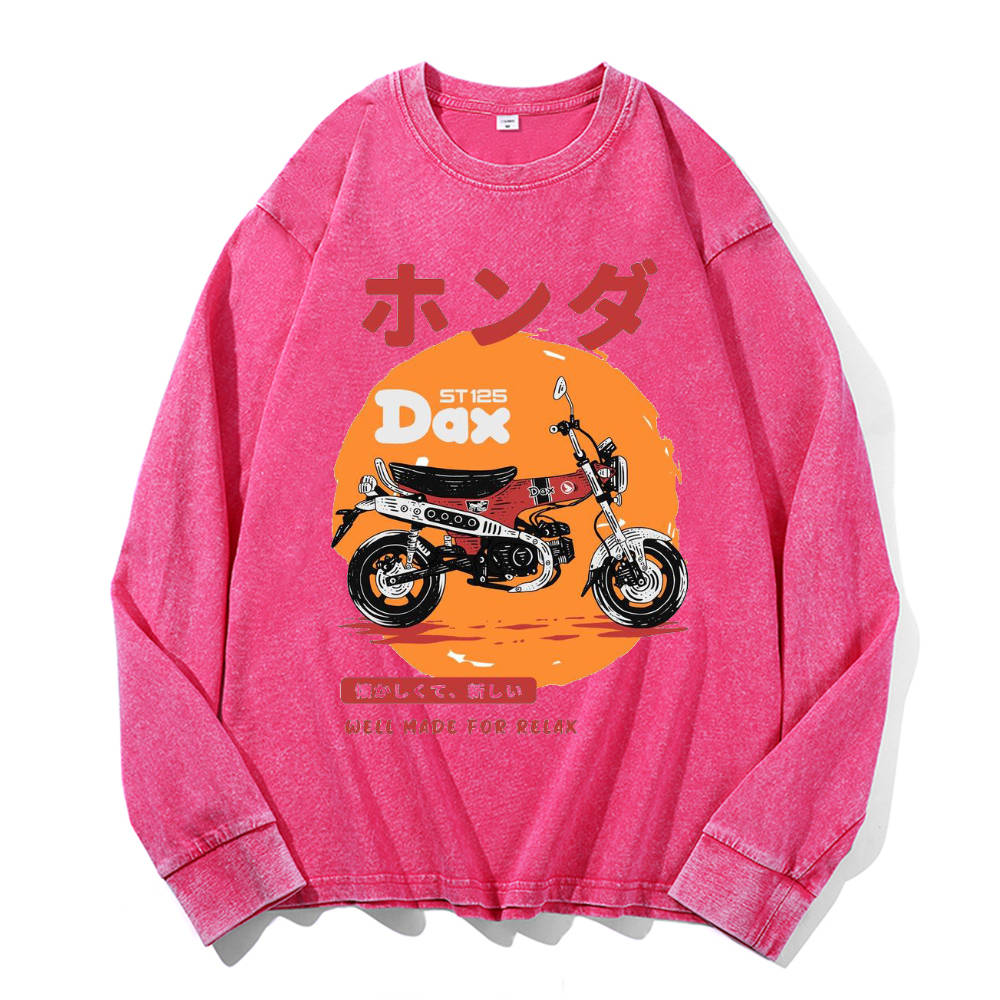 Vintage Cotton Wash Crewneck Sweatshirt