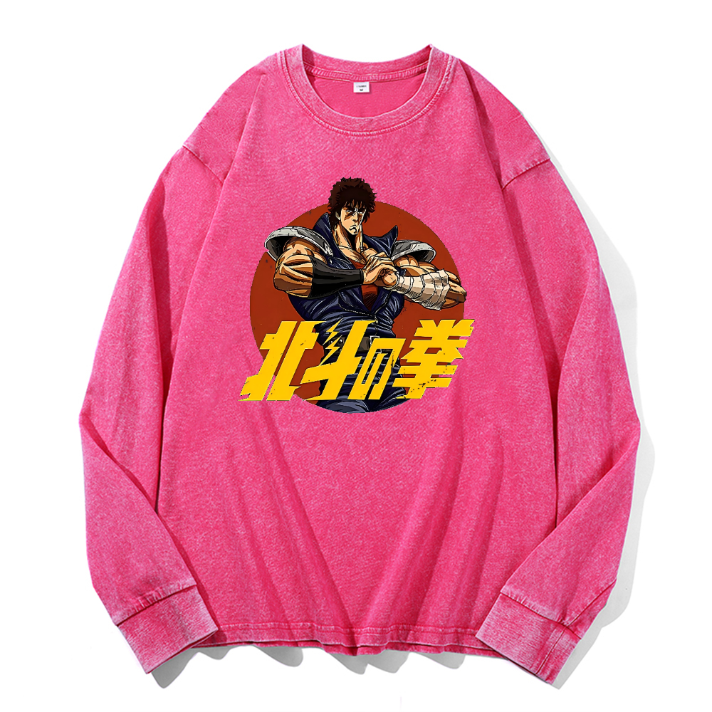 Vintage Cotton Wash Crewneck Sweatshirt