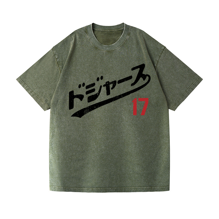 Dodger Vintage Wash Japanese Design T-Shirt