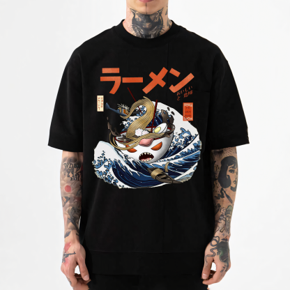 Ramen Wave Japanese Style Classic Tee