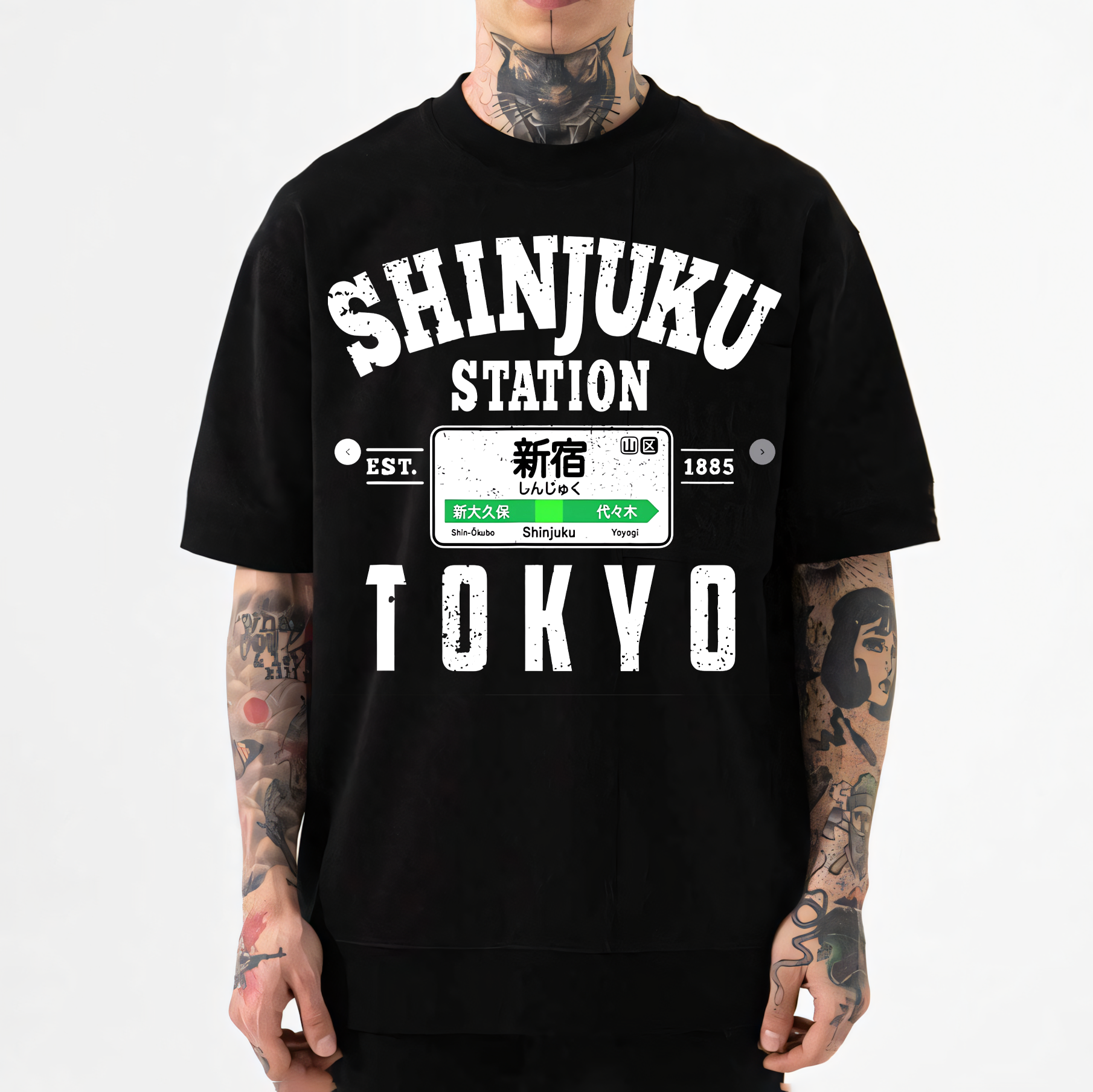 Shinjuku Station Japanese Style Classic Tee