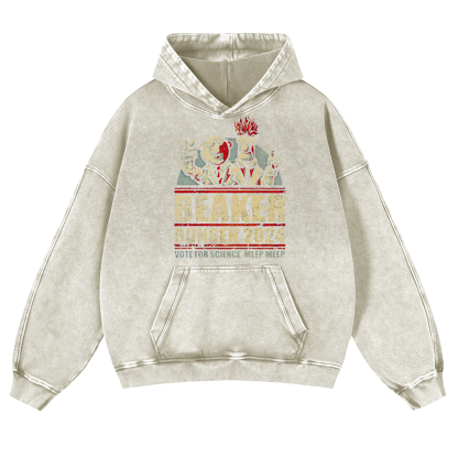 Beaker Bunsen 2024 Vintage Washed Thick Cotton Hoodie