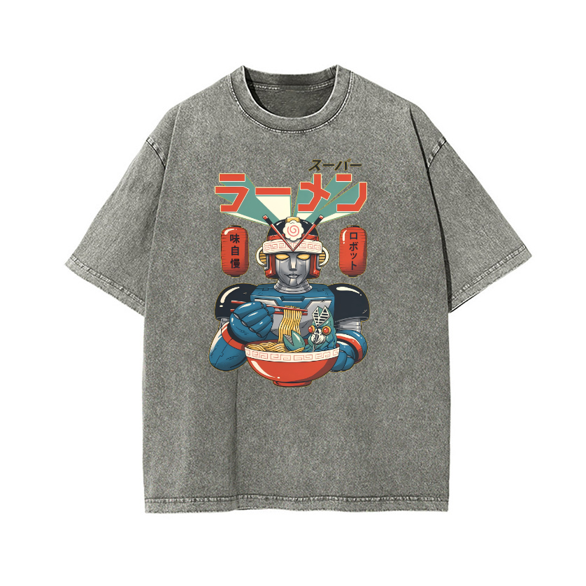 Ramen Vintage Wash Japanese Design T-Shirt