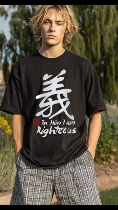 Righteous Vintage Wash Japanese Design T-Shirt
