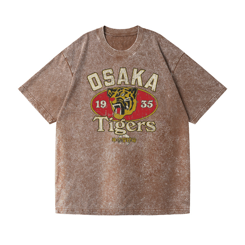 Osaka Tigers 1935 Vintage Wash Japanese Design T-Shirt