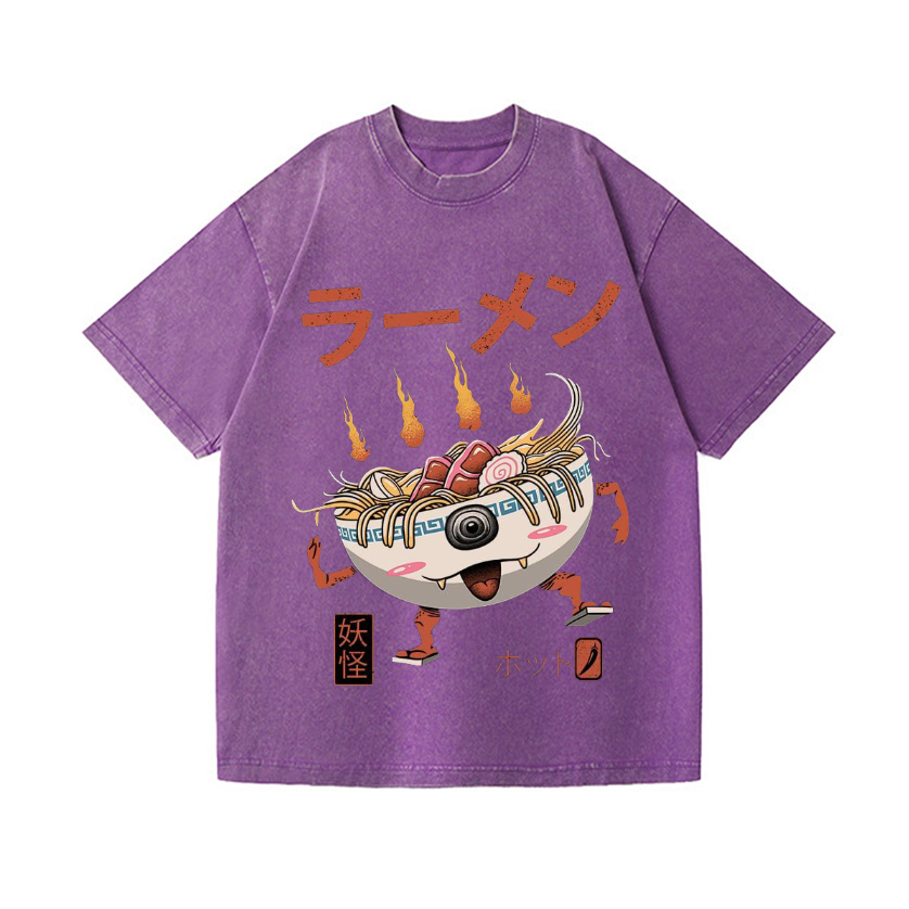 Vintage Wash Japanese Design T-Shirt