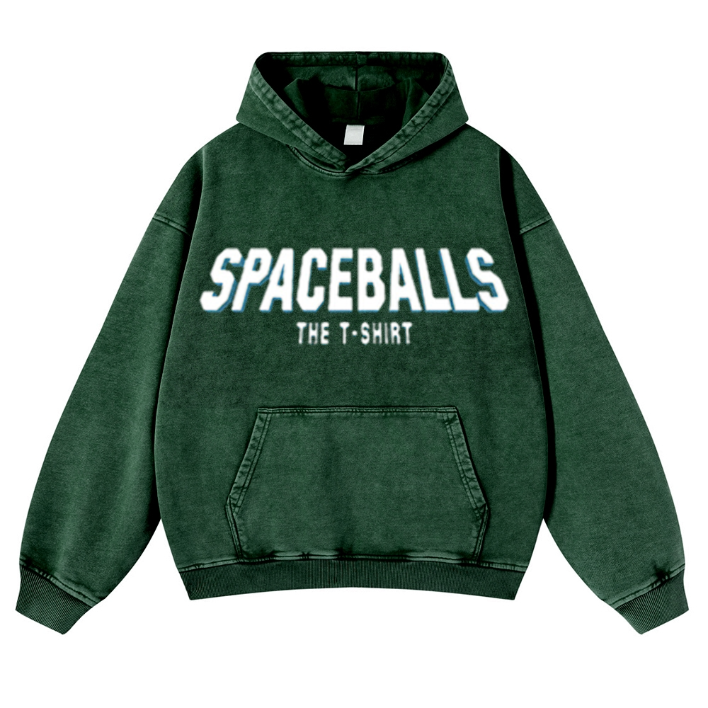 Spaceballs Vintage Washed Thick Cotton Hoodie