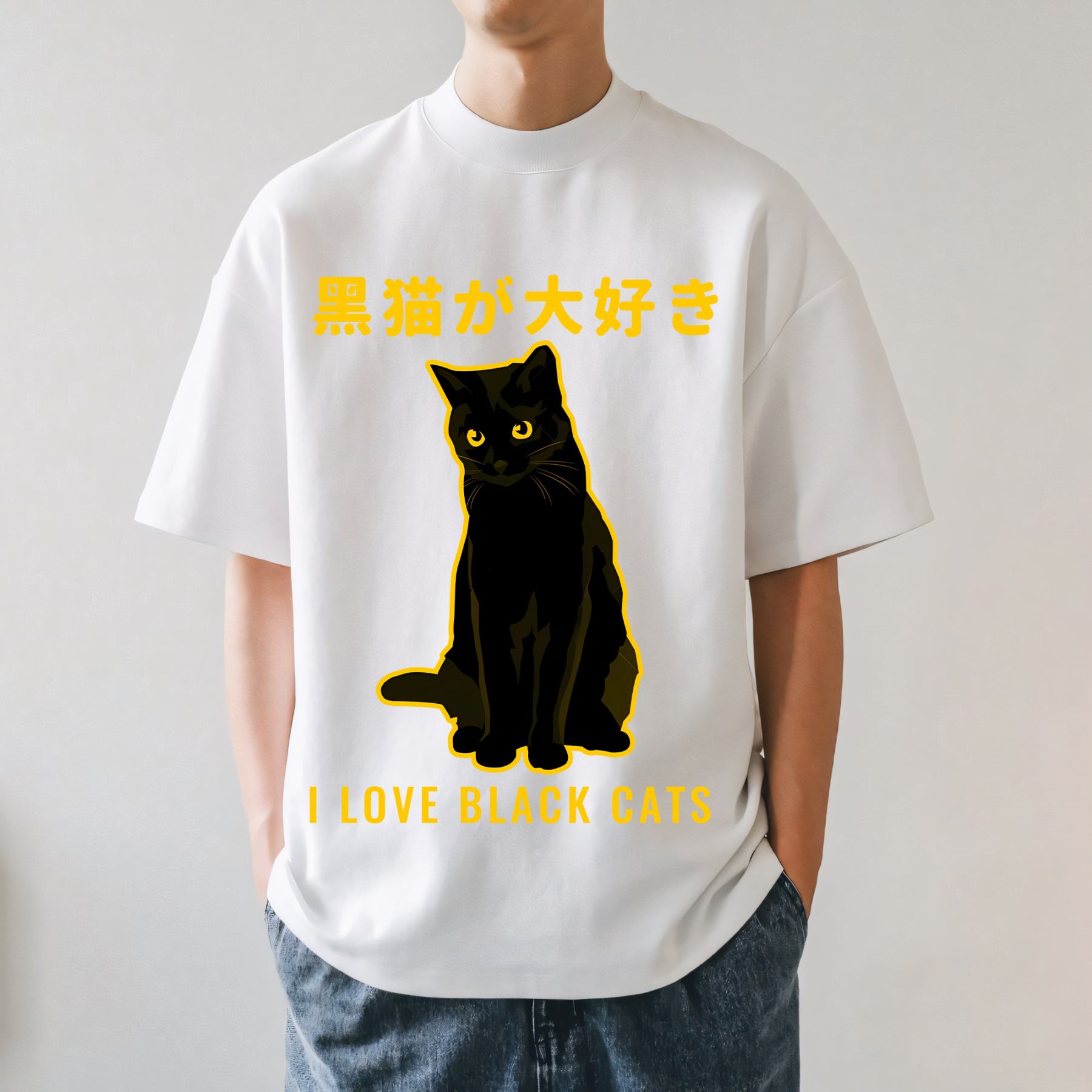Black Cats Japanese Style Classic Tee