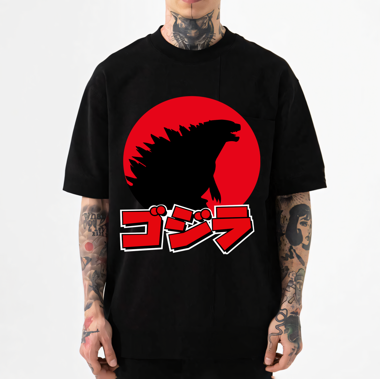 Godzilla Japanese Style Classic Tee
