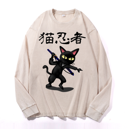 Duck Vintage Cotton Wash Crewneck Sweatshirt