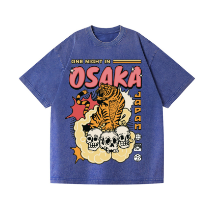 Vintage Wash Japanese Design T-Shirt