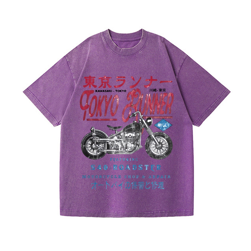 Vintage Wash Japanese Design T-Shirt