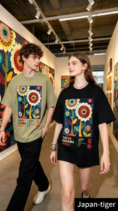 Yayoi Kusama Flower Japanese Style Classic Tee