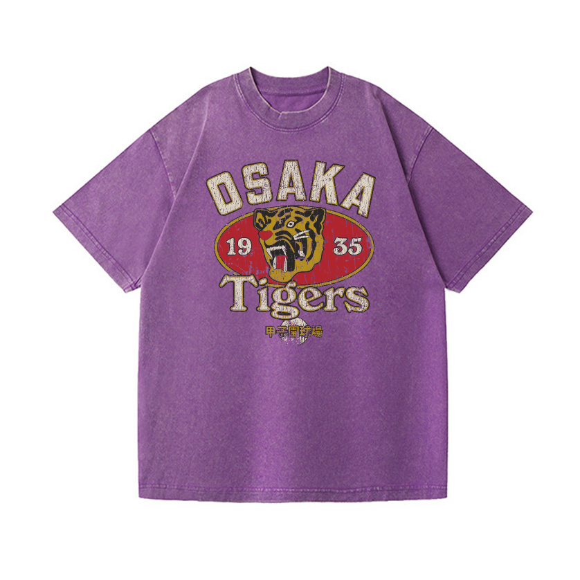 Osaka Tigers 1935 Vintage Wash Japanese Design T-Shirt