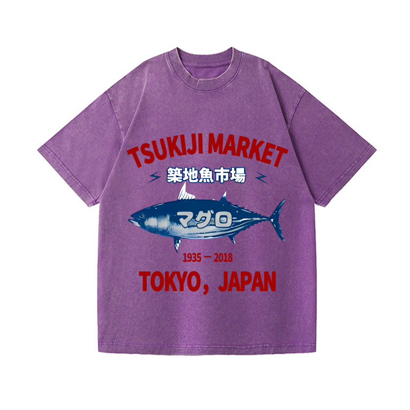 Vintage Wash Japanese Design T-Shirt