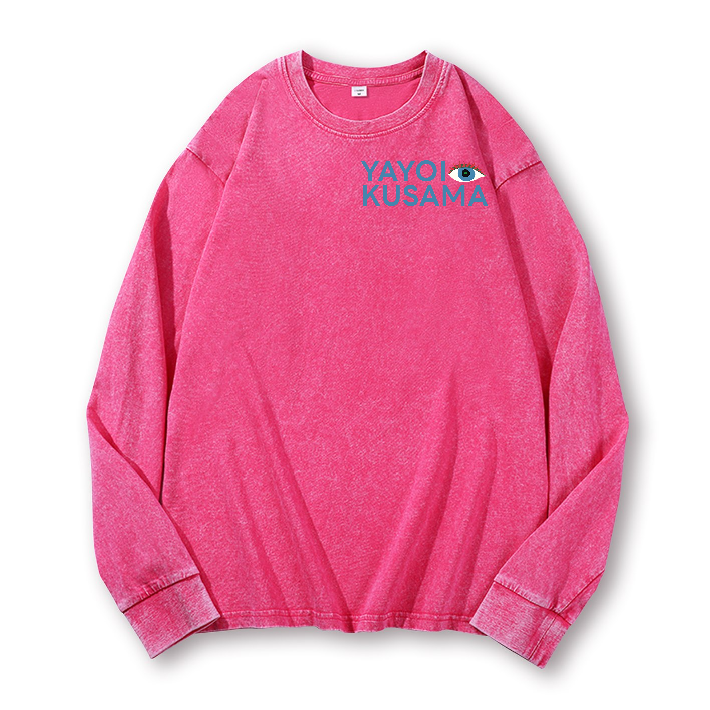 Yayoi Kusama Vintage Washed Cotton Back Art Long-sleeve T-shirt