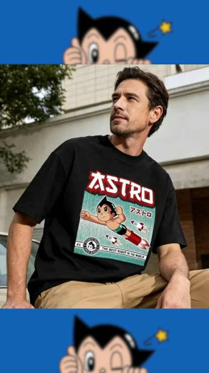 Astro Boy Vintage Wash Japanese Design T-Shirt
