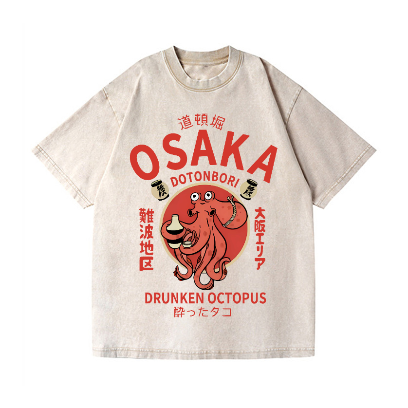OSAKA Vintage Wash Japanese Design T-Shirt