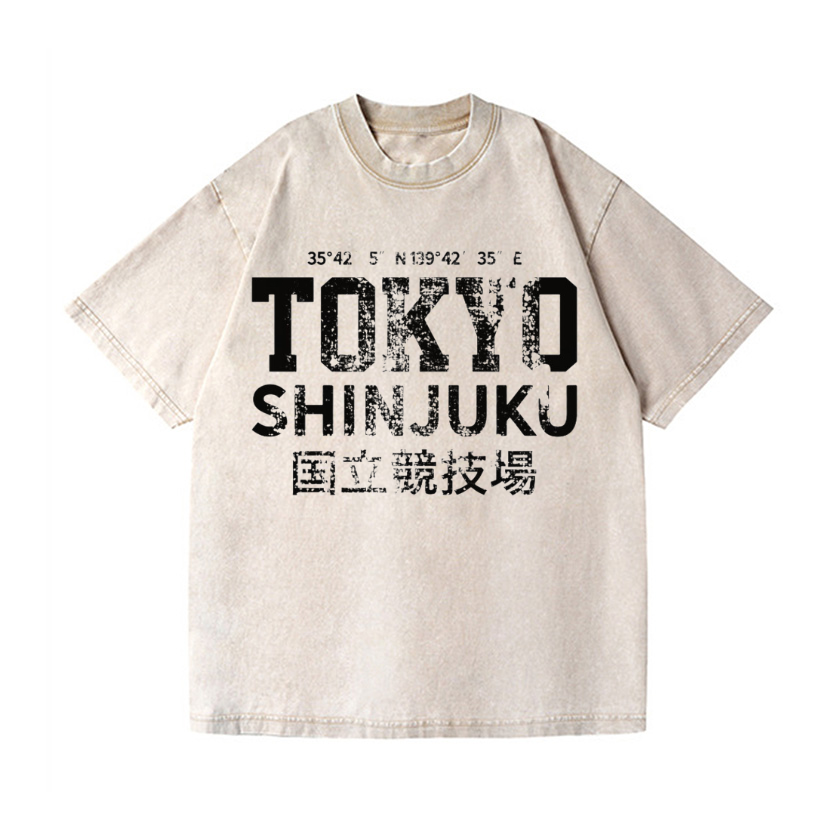 Vintage Wash Japanese Design T-Shirt