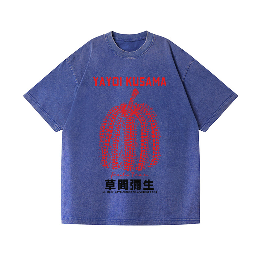 Yayoi Kusama Vintage Wash Japanese Design T-Shirt