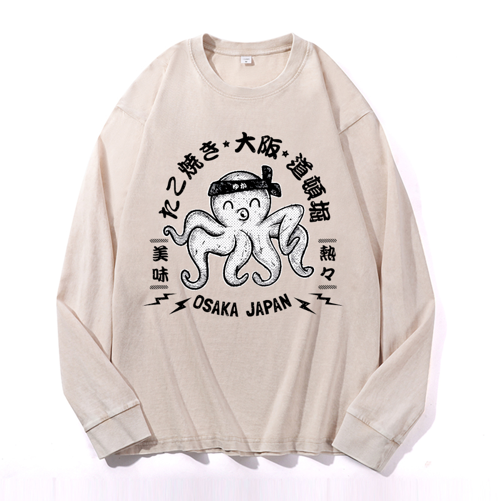 Vintage Cotton Wash Crewneck Sweatshirt