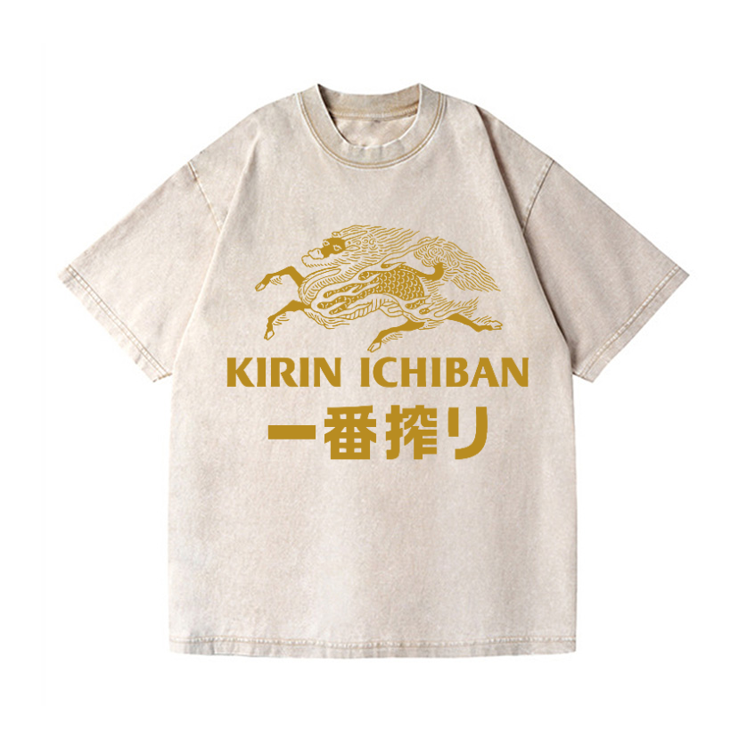 Vintage Wash Japanese Design T-Shirt