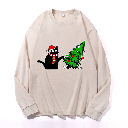 Vintage Cotton Wash Crewneck Sweatshirt