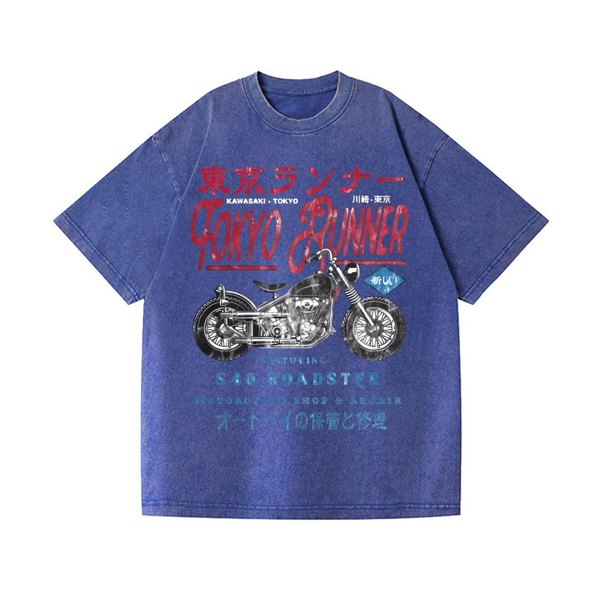 Vintage Wash Japanese Design T-Shirt