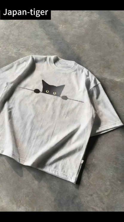 Cat Japanese Style Classic Tee
