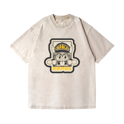 Arale Anime Vintage Wash Japanese Design T-Shirt