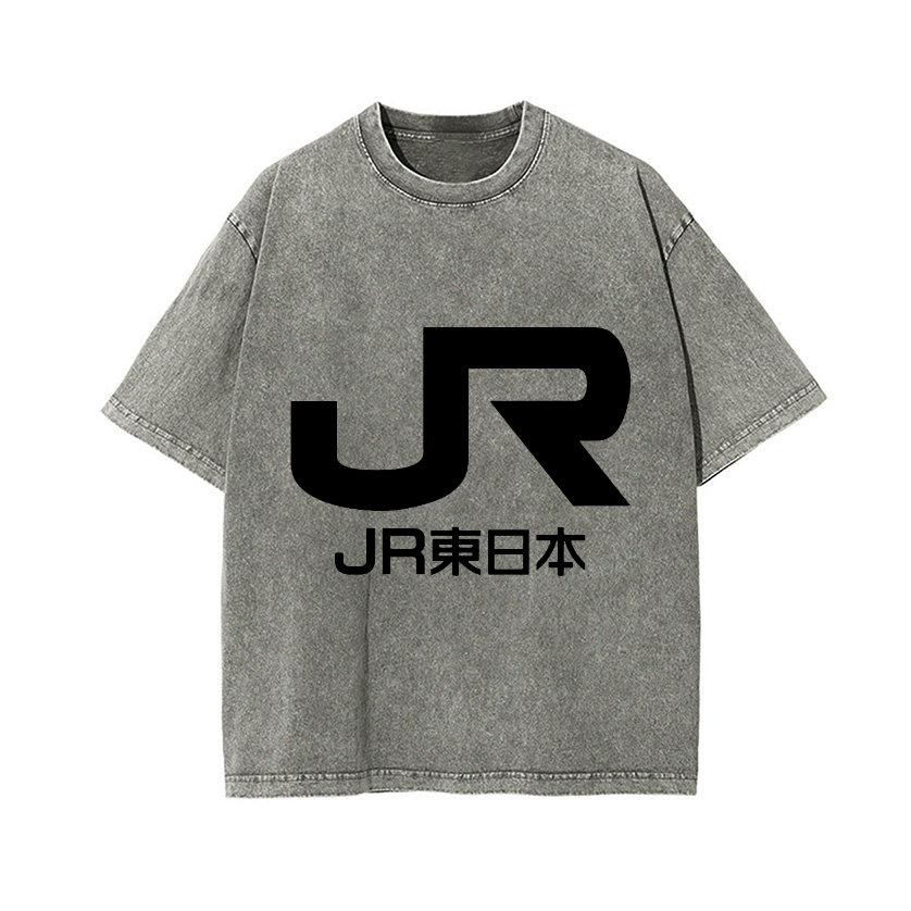 Vintage Wash Japanese Design T-Shirt
