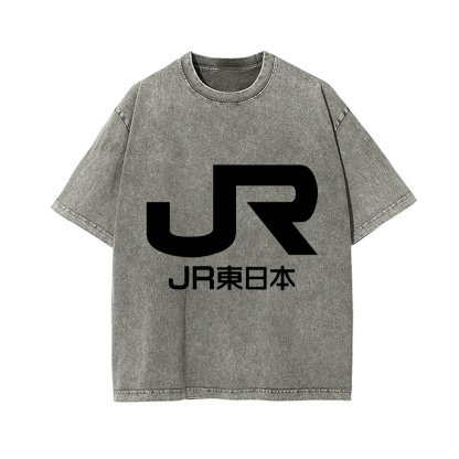 Vintage Wash Japanese Design T-Shirt