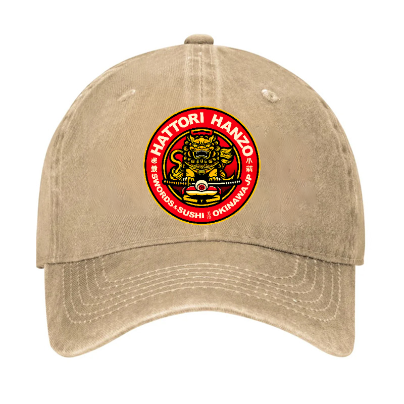 Okinawa Hattori Hanzo Komainu Vintage Cotton Cap